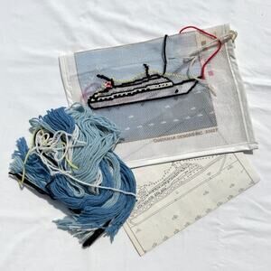 Something Special Paritily Done Needlepoint Kit Cruise Ship